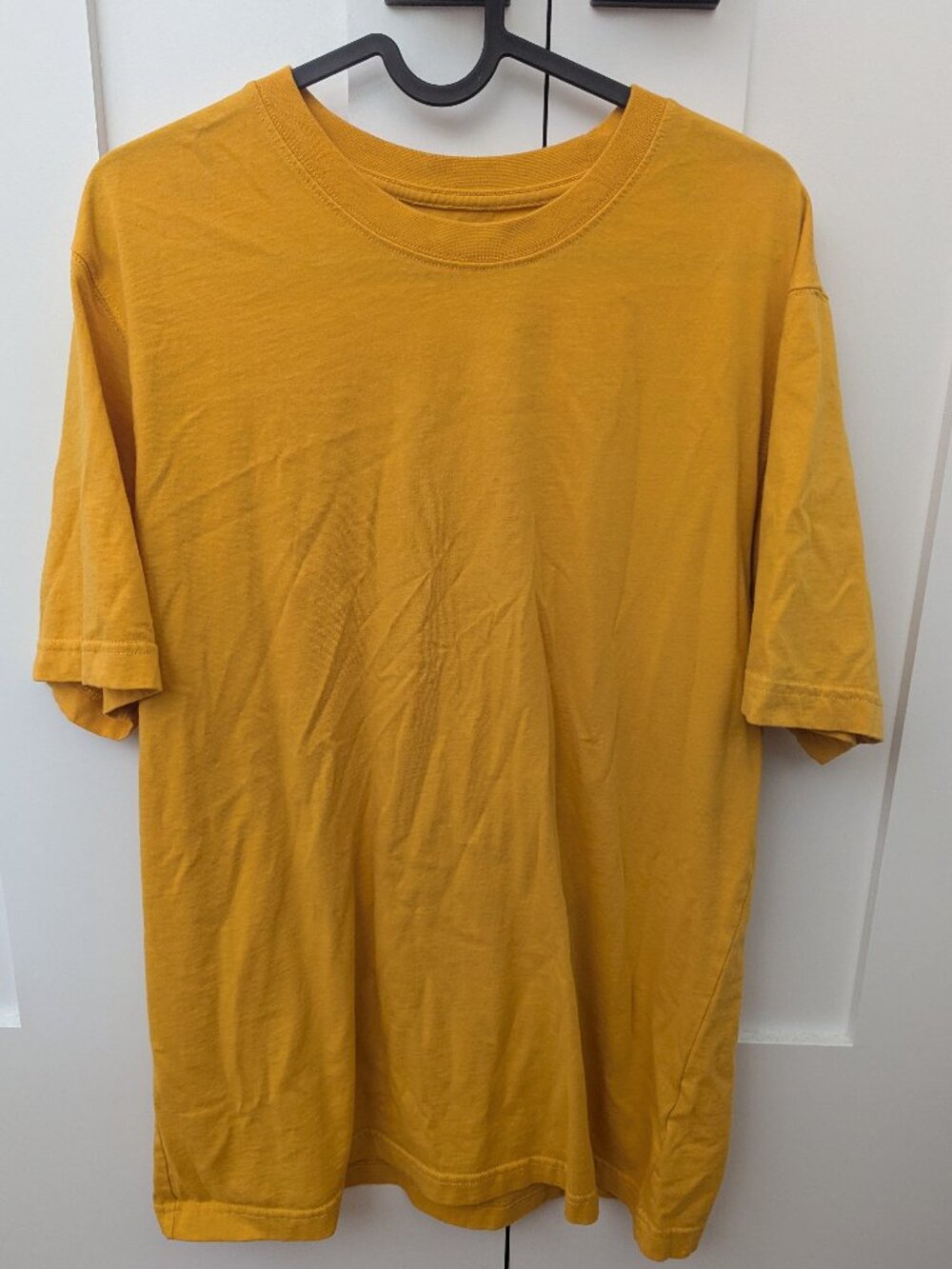 Lands' End Yellow Cotton Short Sleeve Tee SIze M